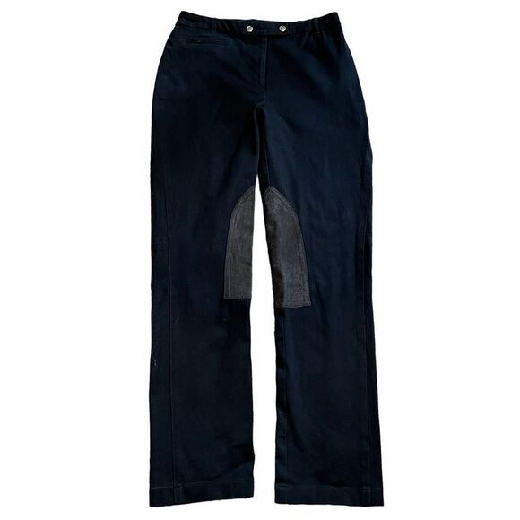 VINTAGE Ann Taylor Ladies Chaps Style Stretch Canvas Straight Leg Pants Trousers